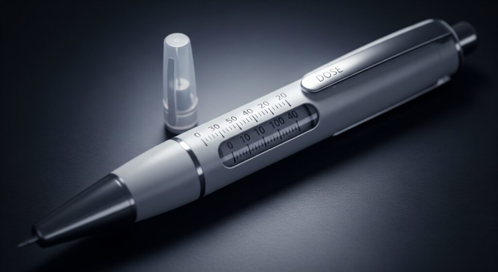 Weigh-loss pain dose Clicks to dose for weight loss pens